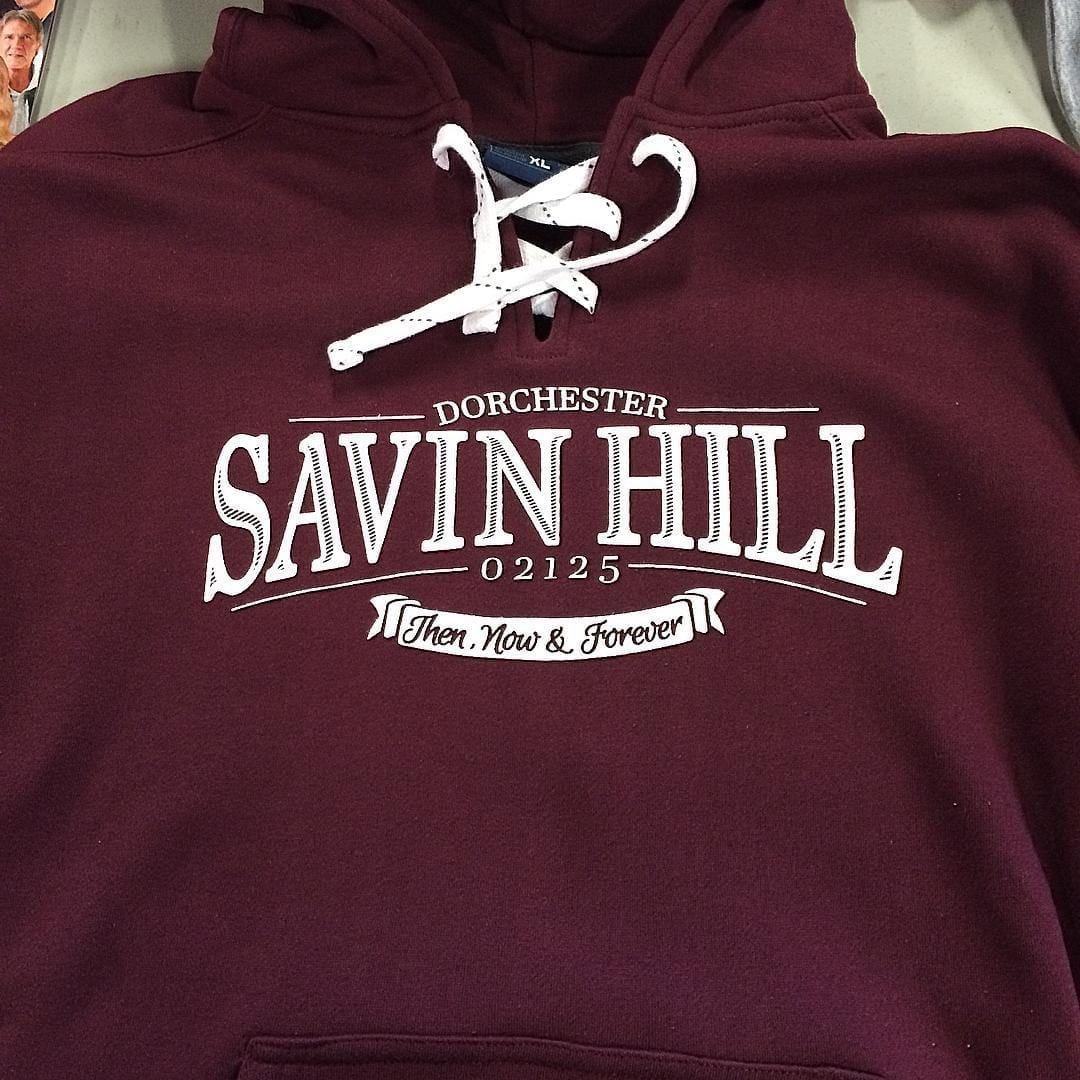 | Beantown USA embroidered hooded sweatshirt