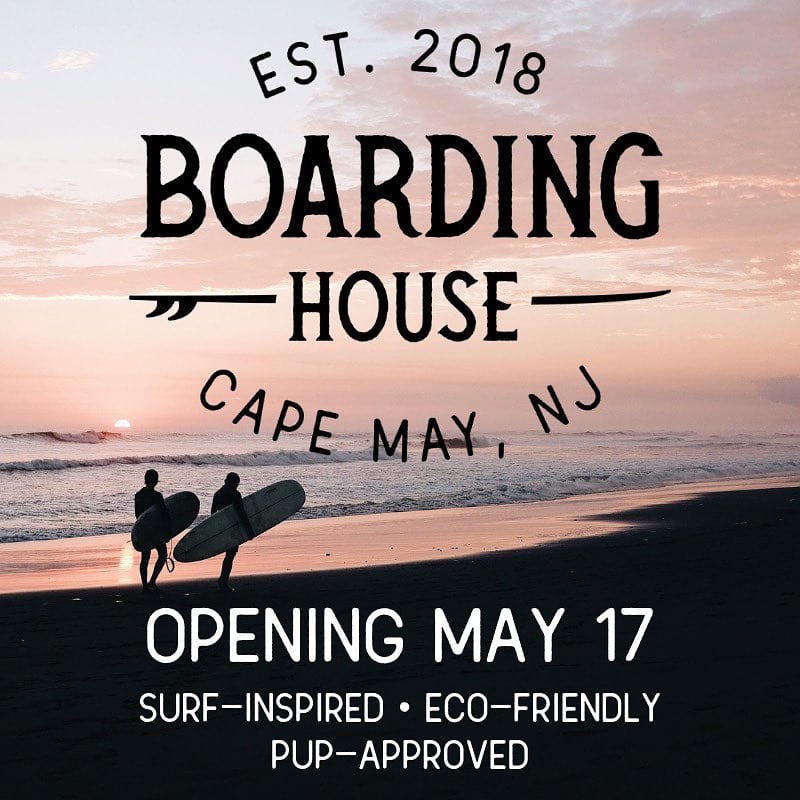 The Boarding House opens on May 17! Our 11-room hotel is nestled right in the heart  of Cape May, and offers eco-friendly amenities  and dog-friendly accommodations  .
.
Make your reservation on our website today. Link in bio!
.
.
.
.
.