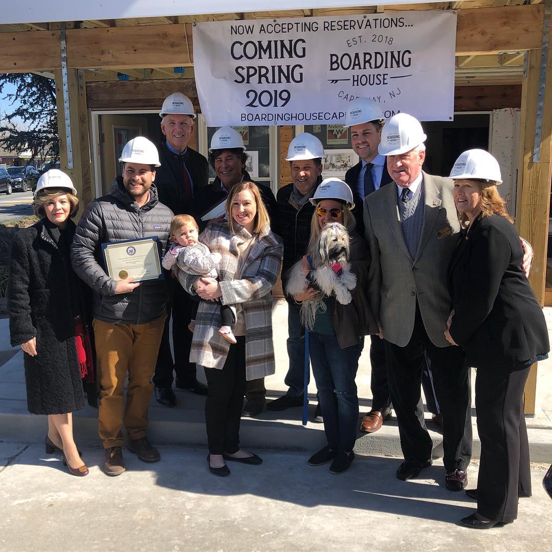 We couldn’t have picked a more perfect day for our Topping Off & Beam Signing Ceremony! ️
.
What’s a “Topping Off Ceremony,” you ask? ? It’s a celebration of a new building entering the final stages of its construction . We were excited to have so many friends in attendance to sign one of our beams before it receives its finishing touches.
.
Thank you so much to everyone who attended, including Cape May’s Mayor Lear, Deputy Mayor Hendricks, members of the Greater Cape May Chamber and Cape May County Chamber, and friends from Cape May Stage (@capemaystage), Cape May Magazine (@capemaymag), Shore Soaps (@shoresoaps), MAC (@capemaymac), David Macomber Art (@davidmacomber_dotcom), and many more!
.
Oh - we even received a Congressional Commendation from our Congressman, Jeff Van Drew! (Jeff, wasn’t able to be there today, but he sent a representative to join us!)
.
We can’t wait to share the finished product with everyone. We open May 17! Make your reservations today.
.
.
.
.
.