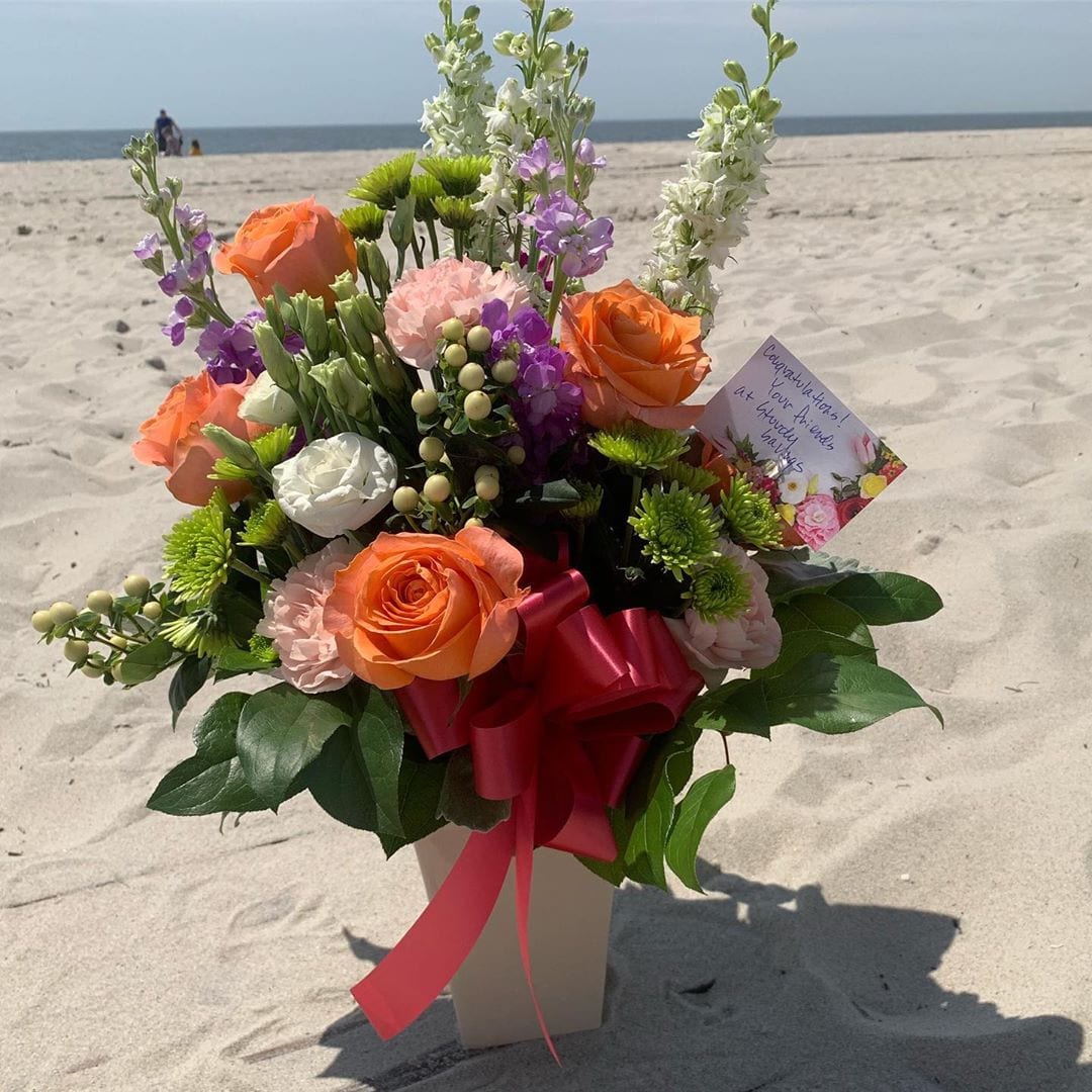 T H A N K • Y O U so much to our friends at Sturdy Savings Bank for sending us these beautiful flowers to congratulate us on our opening! ?
.
We open next Friday, May 24. Make your reservation on our website today!
.
.
.
.
.
.