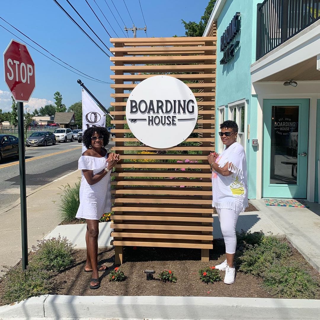 Gwendolyn & June! ? These lovely ladies were the first guests to book at the Boarding House when we first started accepting reservations back in January.
.
Gwendolyn & June have been visiting Cape May for years and they always stayed at the Cape Winds. We’re thrilled to report that they LOVED our hotel’s #glowup, and they enjoyed all of the unique details and updates we made to transform it into the Boarding House.
.
Thank you for being such good friends, G & J! We look forward to your next visit!
.
.
.
.
.
.
.
.
.