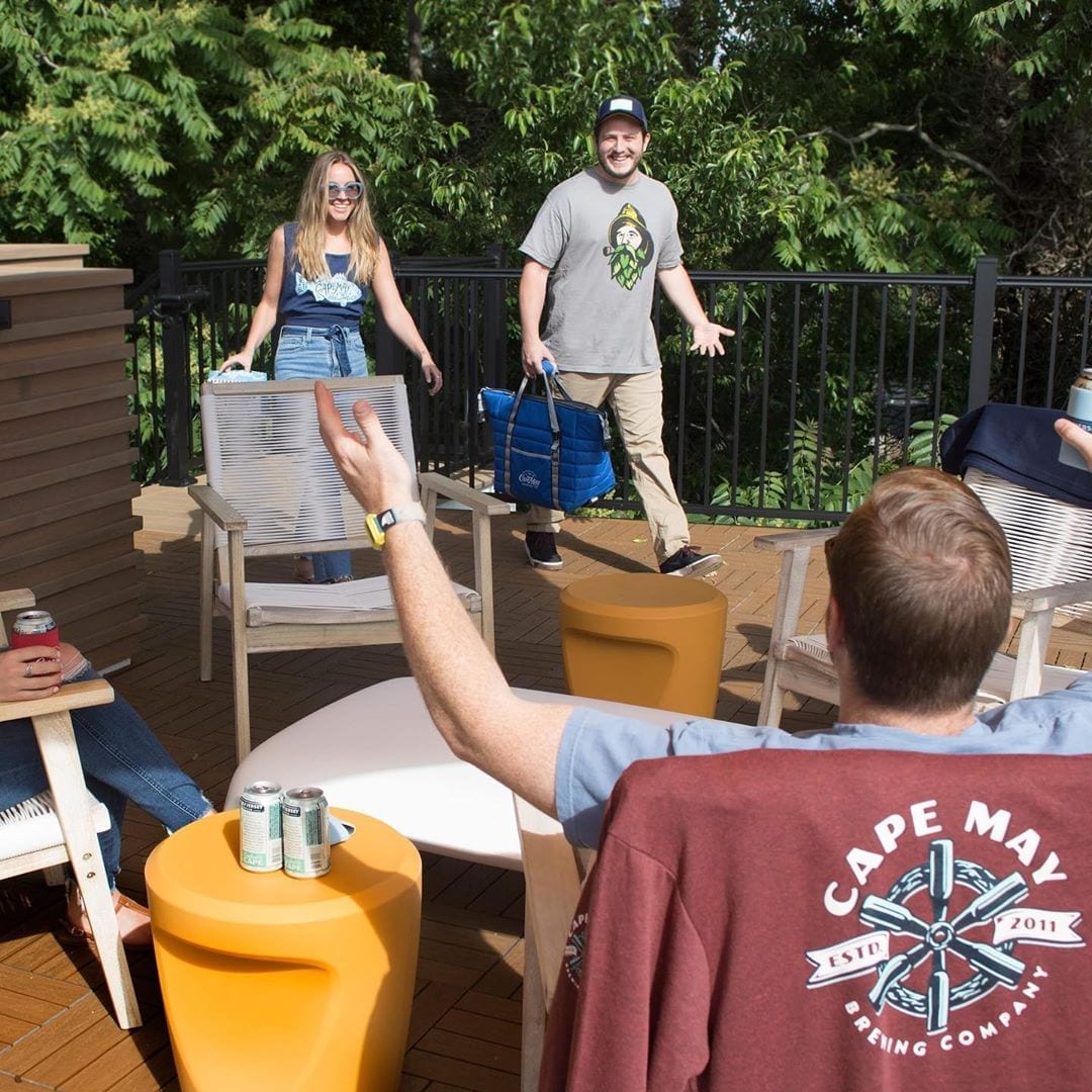 Hanging on the rooftop deck is more fun with friends, especially when you get to enjoy some choice beers from Cape May Brewing Co.!
.
We're proud to feature @capemaybrewco’s excellent craft creations during our daily Local Wine & Beer Hour.
.
The Boarding House opens for the 2020 season on May 14! Book on our website today.
.
If you are planning on traveling with your pup , please give us a call at 609-884-4884.
.
.
.
.
.
.
.
.
.
.
.