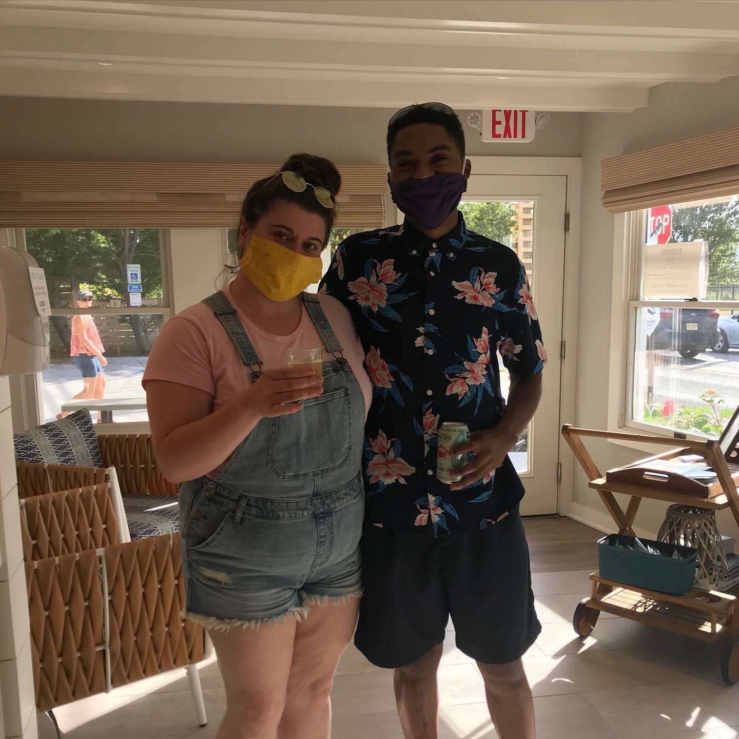 Sara and Miles booked their Cape May vacay to celebrate Miles’ birthday! ? They enjoyed cupcakes ? from our friends at Pretty Tasty Cupcake Boutique, and they stopped to see us in the lobby for our local Wine & Beer Hour. ?
.
Our Wine  & Beer  hour takes place in our lobby every day between 5 and 6pm. All guests are invited to sample a selection of craft beverages made right here in Cape May. We are currently featuring wine from Hawk Haven Vineyard & Winery and beer from Cape May Brewing Company.
.
Book your next Cape May getaway at the Boarding House and enjoy Wine & Beer Hour, along with many other awesome hotel amenities!
.
Note: Your safety and comfort is our top priority. Masks  are currently required in all indoor common areas. During Wine & Beer Hour, guests stop into the lobby to get their beverage of choice, and they can enjoy in their rooms or on our rooftop deck! ️
.
Save on your July vacation with our Surfin’ Summer Special. ?? Link in bio!
.
.
.
.
.
.
.
.
.
.
.